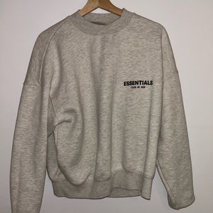 ESSENTIALS-Fear of God Off-White Crewneck sweatshirt